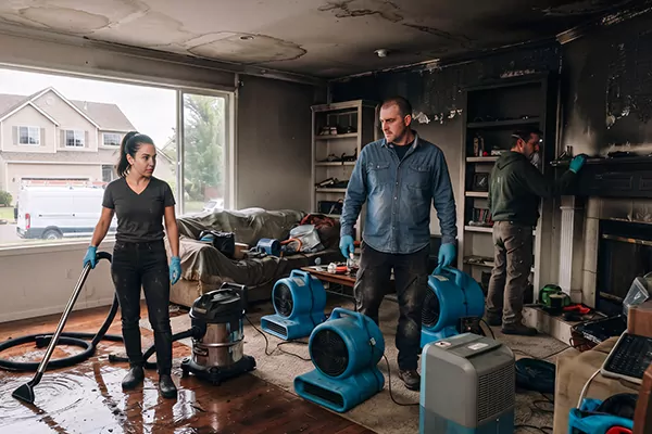 Smoke and Water Damage Restoration Coachella