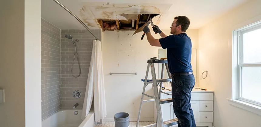 Bathroom Leak Ceiling Repair in Coachella